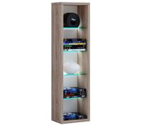 Vcm Wood Cd Dvd Stand Decorative Shelf Rasato L