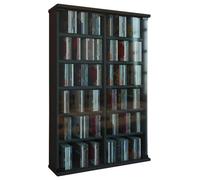 Vcm Wood Cd Dvd Stand Regal Roma Glass Door