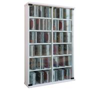 Vcm Wood Cd Dvd Stand Regal Roma Glass Door