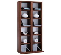 Vcm Wood Cd Dvd Stand Shelf Cabinet Milano