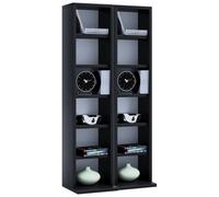 Vcm Wood Cd Dvd Stand Shelf Cabinet Milano