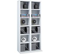 Vcm Wood Cd Dvd Stand Shelf Cabinet Milano