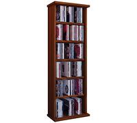 VCM Wood CD DVD Stand Shelf Cabinet Storage Stand Stand Vostan Wood CD DVD Stand Shelf Cabinet Storage Stand Stand Vostan Core walnut