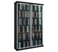 Vcm Wood Cd Dvd Stand Shelf Gallery Glass Door