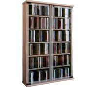 Vcm Wood Cd Dvd Stand Shelf Gallery Glass Door