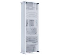 Vcm Wood Cd Dvd Stand Shelf Glass Door Tilano M