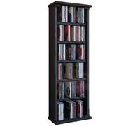 Vcm Wood Cd Dvd Stand Shelf Vetro Glass Door
