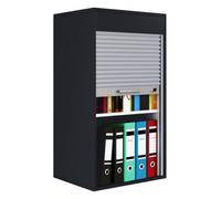 Vcm Wood File Cabinet Roller Shutters Aktos L