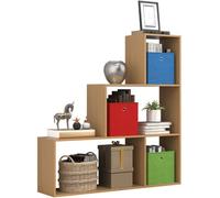 Vcm Wood Shelf Room Divider Books Dubila M