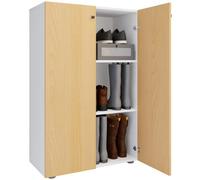 Vcm Wood Shoe Cabinet Shoe Rack Lona 3