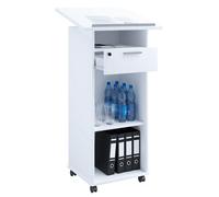 Vcm Wood Standing Desk Speaker Console Rolls Melta