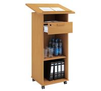 Vcm Wood Standing Desk Speaker Console Rolls Melta