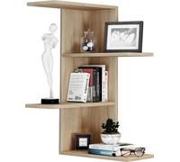 Vcm Wood Wall Rack Corner Shelf Shelf Balos