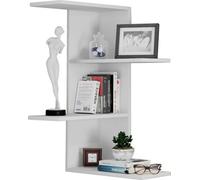 Vcm Wood Wall Rack Corner Shelf Shelf Balos