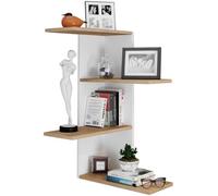 Vcm Wood Wall Rack Corner Shelf Shelf Balos