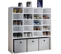 Vcm Wooden Shoe Cabinet Shoe Shelf Hinsol Xl