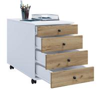 Vcm Wooden Trolley Drawer Lona 50 Cm