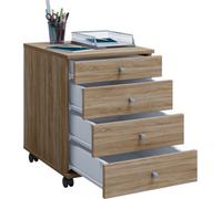 Vcm Wooden Trolley Drawer Lona 50 Cm