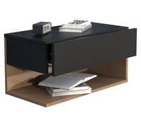 Vcm Wooden Wall Hanging Bedside Table Usal Xl 60Cm