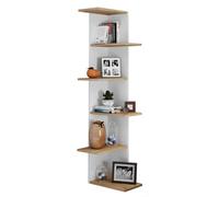 Vcm Wooden Wall Rack Corner Shelf Balos Xl