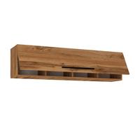 Wooden wall shelf folding cabinet Arila XL 30x115x30 - VCM