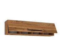 Wooden wall shelf folding cabinet Arila XL 30x115x30 - VCM