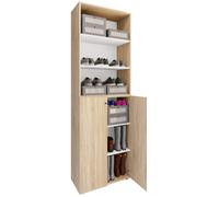 Vcm Xl Wood Large Shoe Cabinet Lona 6