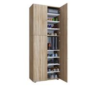 Vcm Xxl Wood Large Shoe Cabinet Lona 9