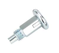 VCN231 Carbon Steel With Zinc-plated Threaded Indexing Locating Pins Stailless Self-locking/Return Type Index Screw/Bolt 1Pcs(VCN231-C,M8(thread 1.0))