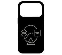 VCO VCF VCA Synth Module Diagram Graphic Case for iPhone 17 Pro