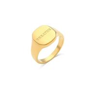 VCODWCSJO Ins Style English Letter Ring Simple Popular Ring Women's Jewelry-BREATHE-9