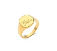 VCODWCSJO Ins Style English Letter Ring Simple Popular Ring Women's Jewelry-The world is yours-6