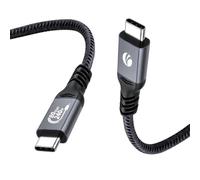 VCOM 80Gbps USB4 Cable for Thunderbolt 5, 3.3FT, 240W, 8K | 240W PD3.1 Fast Charging · 8K@120Hz/4K@240Hz · 80Gbps Data Transfer · E-Marker Chip · for MacBook/iPad/SSD/Dock