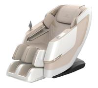 VComfortUK Xavier Duo Pro Max 4D+ Shiatsu Massage Chair, Dual Roller Mechanism, Foot & Calf Rollers, Thai Stretch, AI Health Check Programme, Air Compression with Heat Therapy - 2026 Addition (Beige)