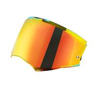 VCOROS Motorcycle Helmet Visor,Full Face Helmet Motorcycle Wind Shield Helmet Lens Visor for FF901/Advant X,Motorbike Helmet Accessories (Chrome Red)