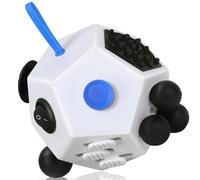 VCOSTORE Fidget Cube for Kids Adults, Fidget Toys for Anxiety, Cube Fidgets Toy Anti Stress Autism OCD ADHD, 12 Sided Sensory Toys for Adult Girls Boys Teens