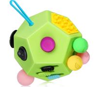 VCOSTORE Fidget Cube for Kids Adults, Fidget Toys for Anxiety, Cube Fidgets Toy Anti Stress Autism OCD ADHD, 12 Sided Sensory Toys for Adult Girls Boys Teens