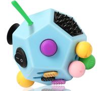 VCOSTORE Fidget Cube for Kids Adults, Fidget Toys for Anxiety, Cube Fidgets Toy Anti Stress Autism OCD ADHD, 12 Sided Sensory Toys for Adult Girls Boys Teens