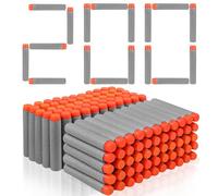 VCOSTORE Foam Bullets Refill Darts 200 PCS Compatible with Nerf Elite Guns