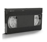 VCR Head Cleaner, Dry Cleaning Cassette Reusable Maintenance Tool for VHS Video Players Removes Dust and Smudge Restores Playback