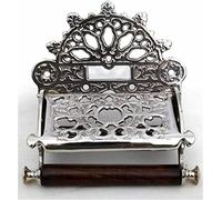 VCraft Victorian Style Decorative Toilet roll Holder Nickle Plated