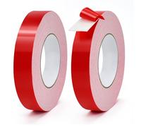 VCRANONR 25mm x 10m Double Sided Tape Heavy Duty Mounting Tape 2 Rolls Waterproof Strong Adhesive Foam Tapes Multipurpose Removable Sticky Tapes for Automotive Home Outdoor Fixing Decoration