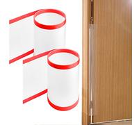 VCRANONR Door Finger Guard 2 Pcs Door Hinge Protector Cover Baby Safety Door Seam Protection Strip Security Finger Pinch Guard Protector for Home, School, Kindergarten, Nursery (Frosted 120x17cm)