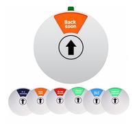 VCRANONR Privacy Sign Come in Welcome/Back Soon/Out of Office/Do Not Disturb/In a Meeting/Please knock Sign Conference Sign Door Signs with Magnetic & Strong Adhesive Tape for Home Office Door