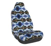Vcroofdhxz Farm Tractor Stretch Car Seat Covers - Universal Fit Elastic Auto Chair Covers With Full-Print Design, Easy Installation & Protection For Cars, Suvs, Trucks And More