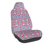 Vcroofdhxz Flamingo Printed Stretch Car Seat Covers - Universal Fit Elastic Auto Chair Covers With Full-Print Design, Easy Installation & Protection For Cars, Suvs, Trucks And More