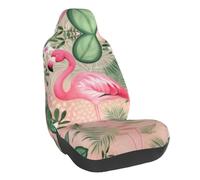 Vcroofdhxz Flamingo Stretch Car Seat Covers - Universal Fit Elastic Auto Chair Covers With Full-Print Design, Easy Installation & Protection For Cars, Suvs, Trucks And More