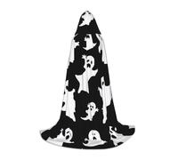 Vcroofdhxz Halloween Goth Hooded Cloak For Teenagers-Full-Print Comfortable Cloak Coat, Suitable For Halloween Role-Playing, Stage Performances And Theme Parties.
