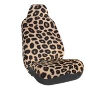 Vcroofdhxz Leopard Pattern Stretch Car Seat Covers - Universal Fit Elastic Auto Chair Covers With Full-Print Design, Easy Installation & Protection For Cars, Suvs, Trucks And More