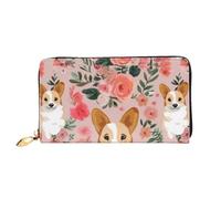 Vcroofdhxz Stylish Handheld Wallet with Full-Print Design â€“ Durable Faux Leather Zippered Wallet for Women with Multiple Card Slots, Cash Compartments & Coin Pocket